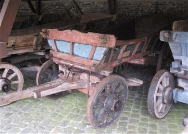 Polderwagen met afneembare zijborden, Karrenmuseum Essen